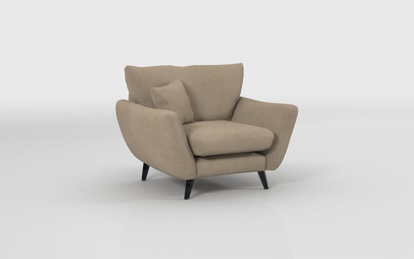 Brown Fabric Edale Armchair