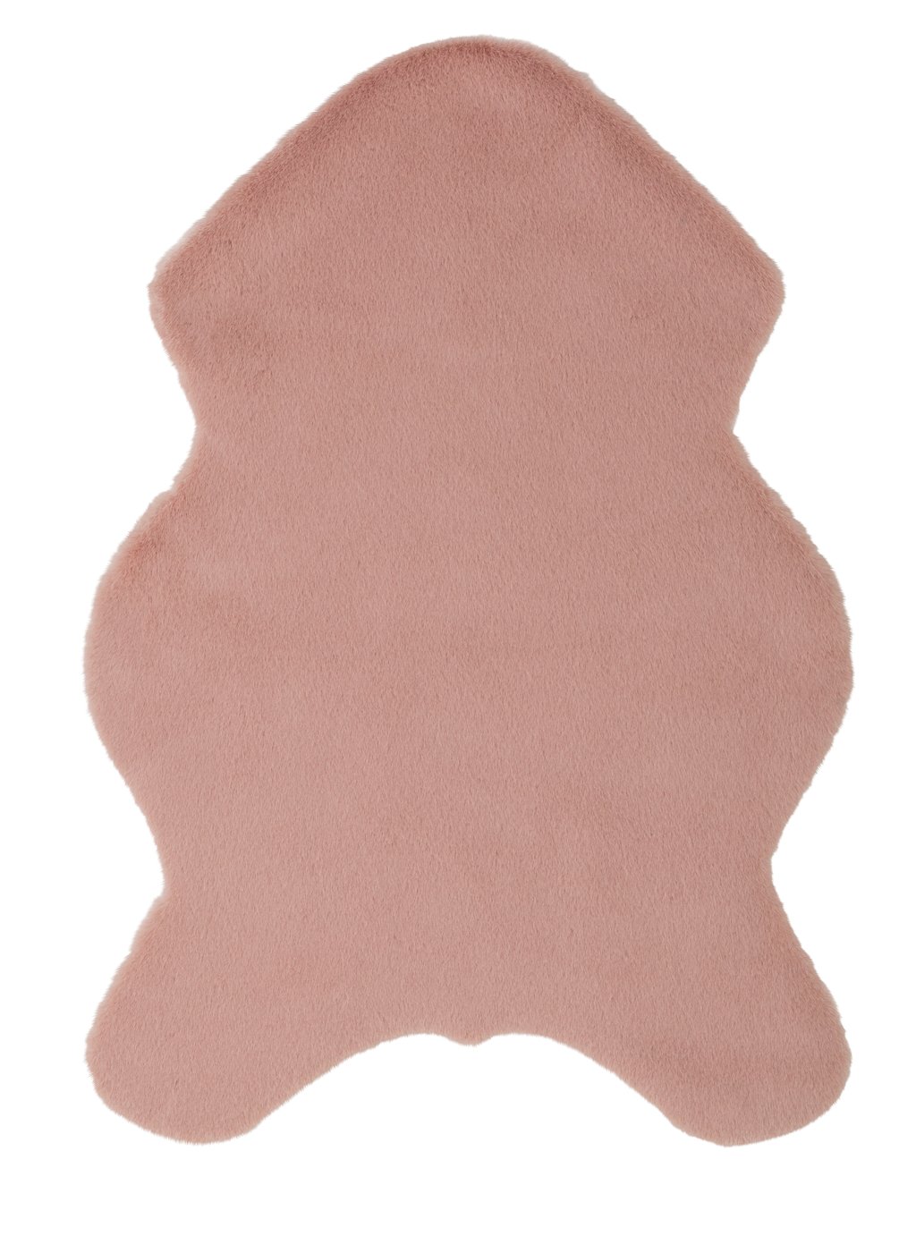 Argos Home Supersoft Faux Fur Shaggy Rug - 60x90cm - Blush