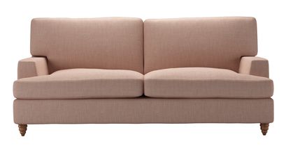 Isla 2.5 Seat Sofabed in Blush Pure Belgian Linen - sofa.com