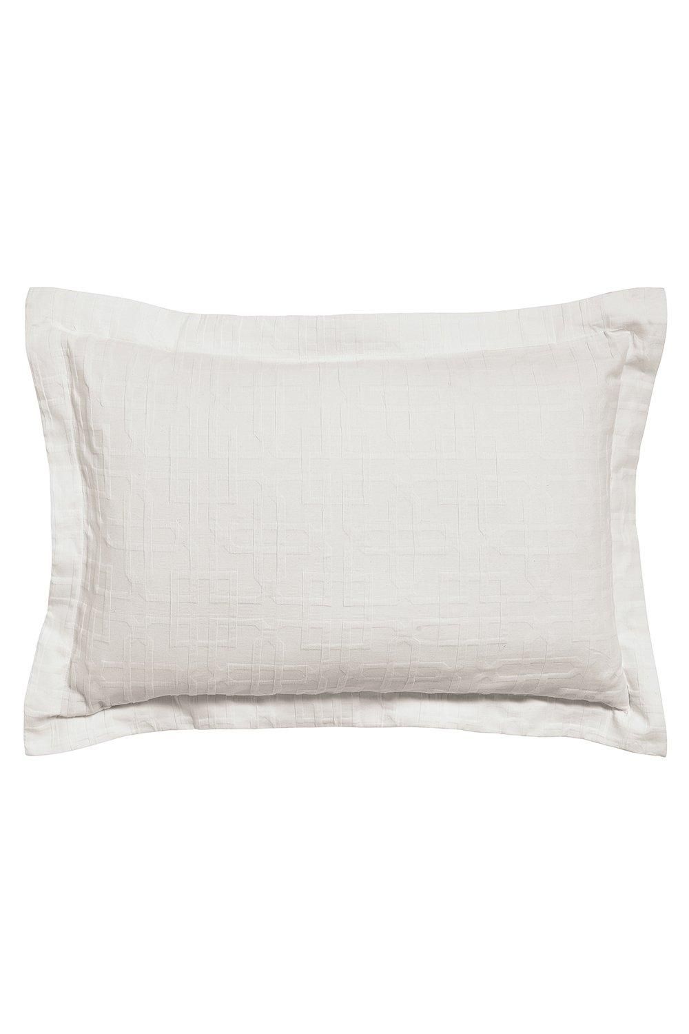 Sanderson 'Hampton Trellis' Oxford Pillowcase in White