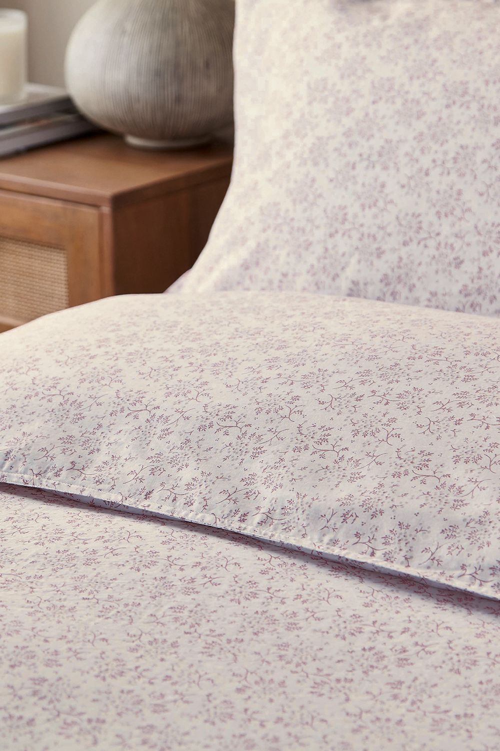 Murmur 'Mae' Cotton Duvet Cover Set in Pink 3