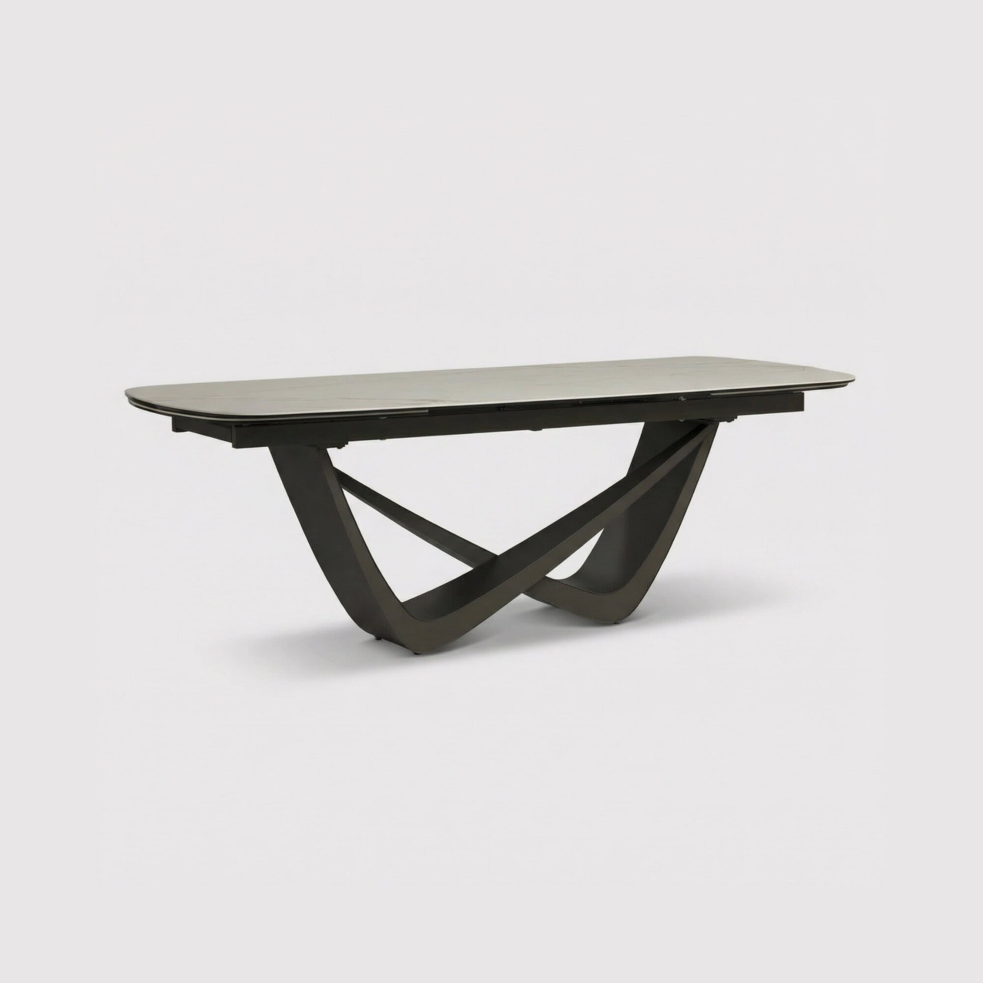 Torvik Extension Table 220/320x100x76cm, White Ceramic | Barker & Stonehouse