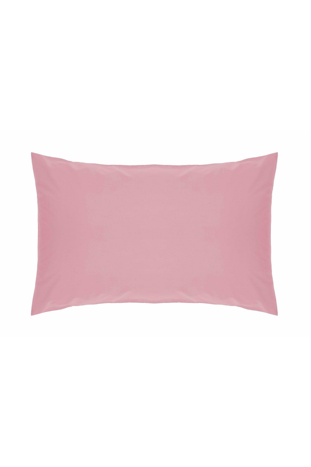 Belledorm Easy Care 200 Thread Count Cotton Polyester Percale Housewife Pillowcase in Dark Pink