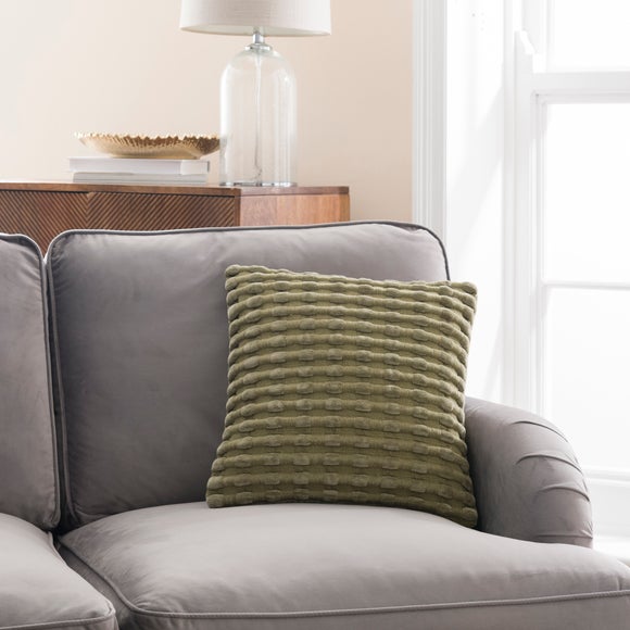 Velvet Looped Square Cushion