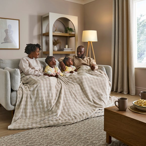 Supersize Bubble Family Fleece Throw Blanket 240cm x 280cm