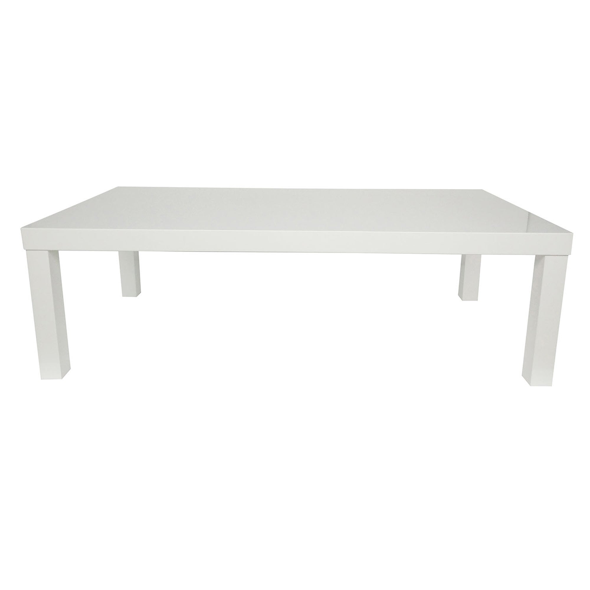 Puro High Gloss Wooden White Coffee Table White