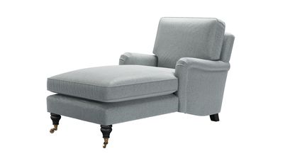 Bluebell Chaise Armchair in Cirrus Smart Slubby Cotton - sofa.com