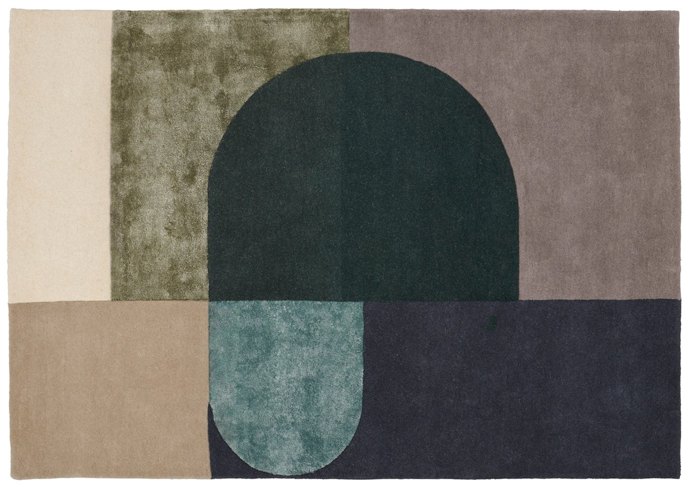 Linie Design Vilia Rug Green 170 x 240cm