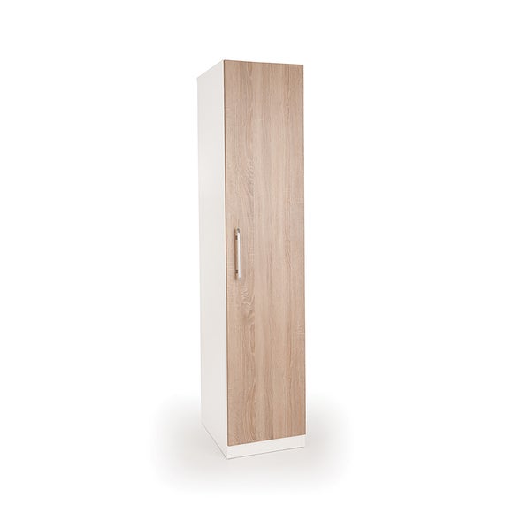 Euston Single Wardrobe, White