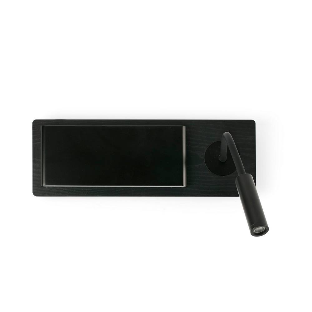 Netlighting Mood Wall Lamp With Reading Light Black 3000K
