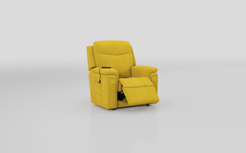 Green Fabric Eldwick Lift & Rise Chair with Cup Holders & Heated Seat VAT Exempt