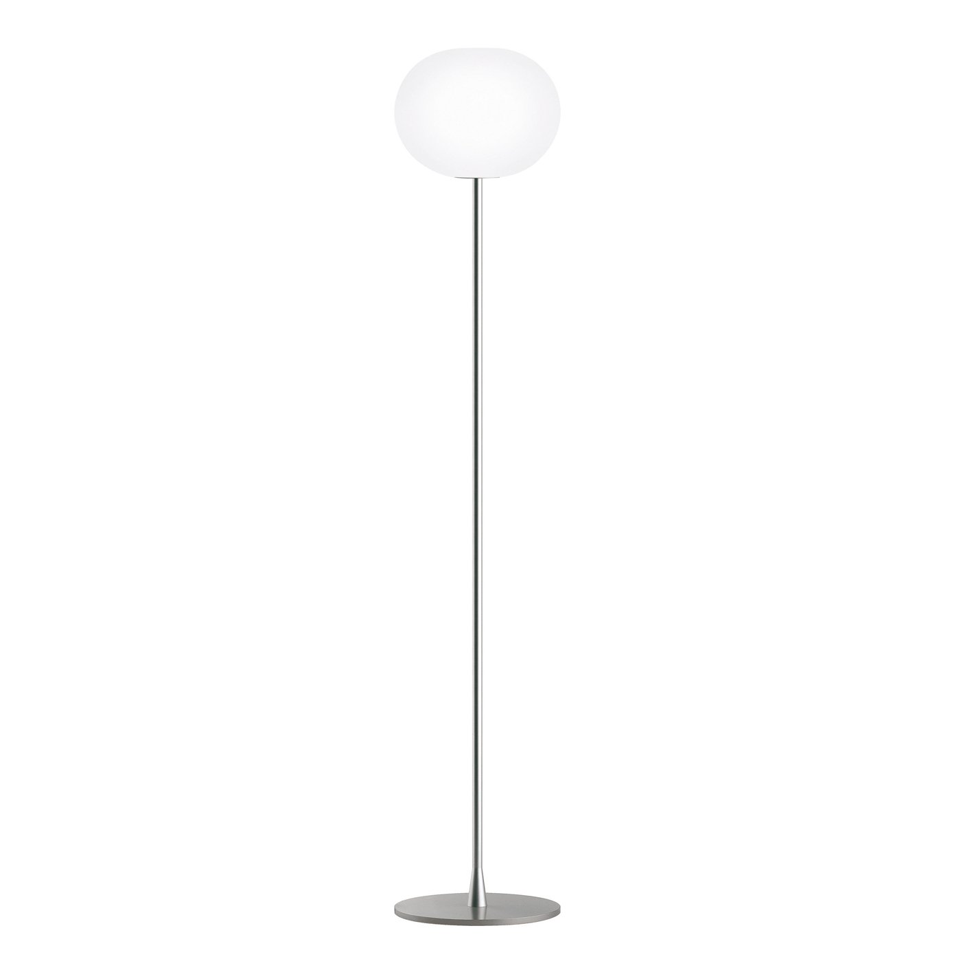 Flos Glo-Ball F3 Floor Lamp Silver