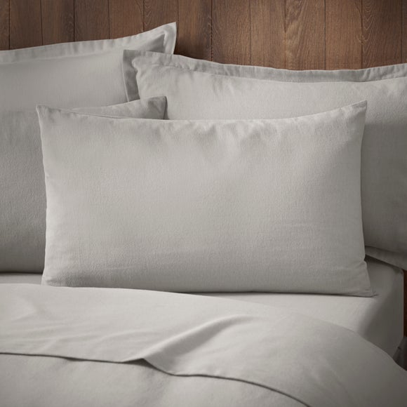 Soft & Cosy Luxury 100% Brushed Cotton Standard Pillowcase Pair