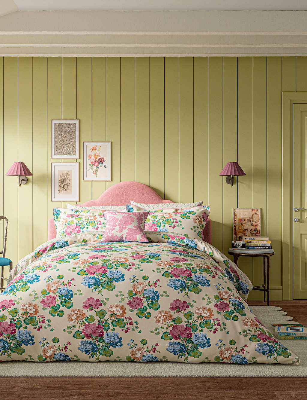 LAND & SHORE Pure Cotton Lori Bedding Set Multi
