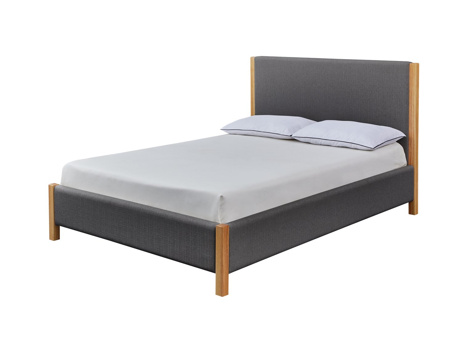 Habitat Rafa Double Bed Frame - Charcoal