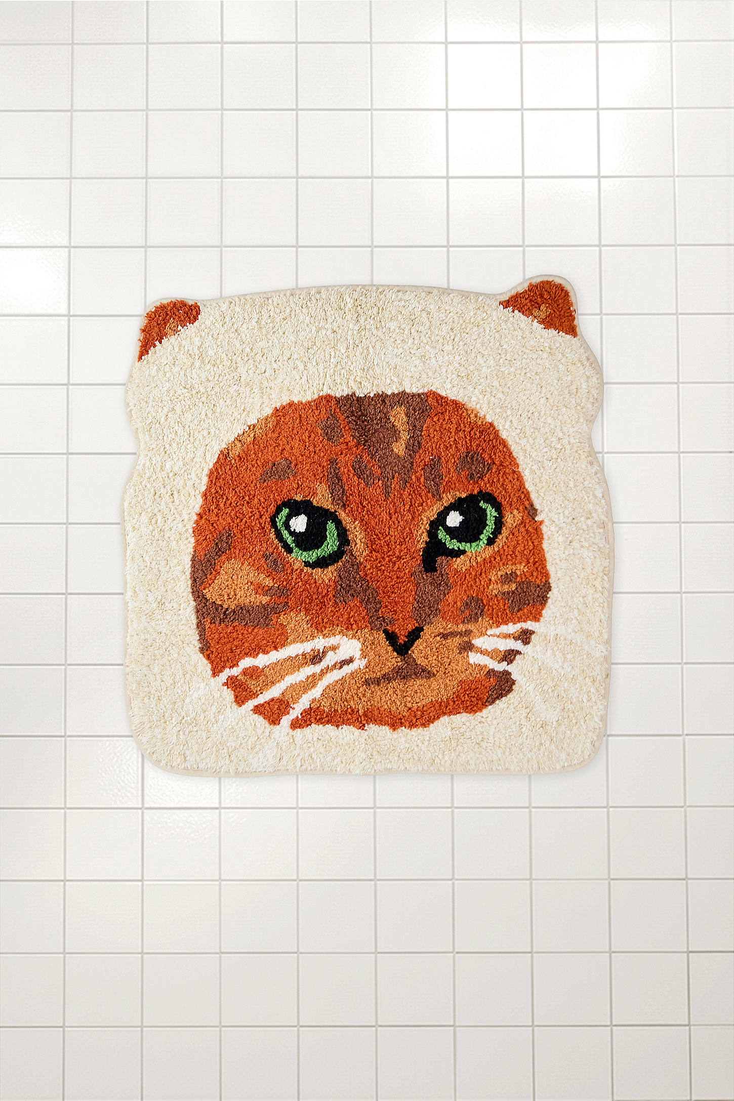 Bread Kitty Bath Mat - Neutral