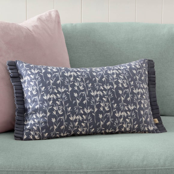 Belle Floral Cotton Rectangular Cushion