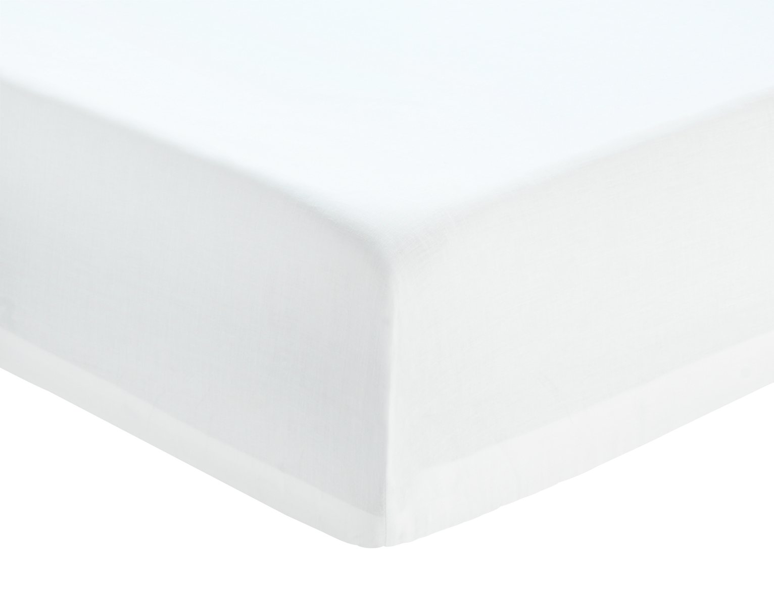 Argos Home Cotton Rich 28cm Fitted Sheet - Superking