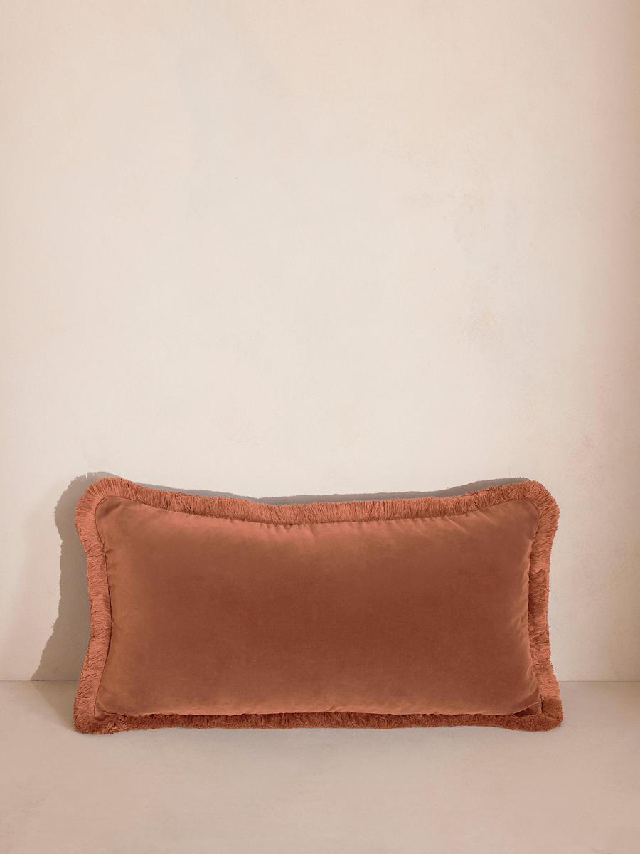 Margeaux Oblong Cushion, Antique Rose