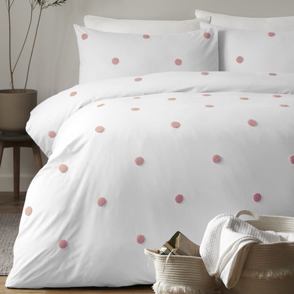 Appletree Dot 100% Cotton Duvet Cover and Pillowcase Set
