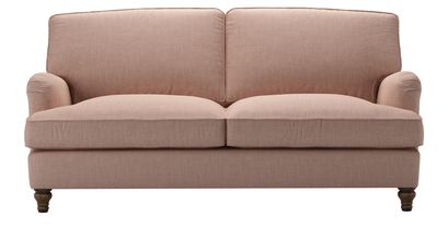 Bluebell 2.5 Seat Sofa Bed in Blush Pure Belgian Linen - sofa.com