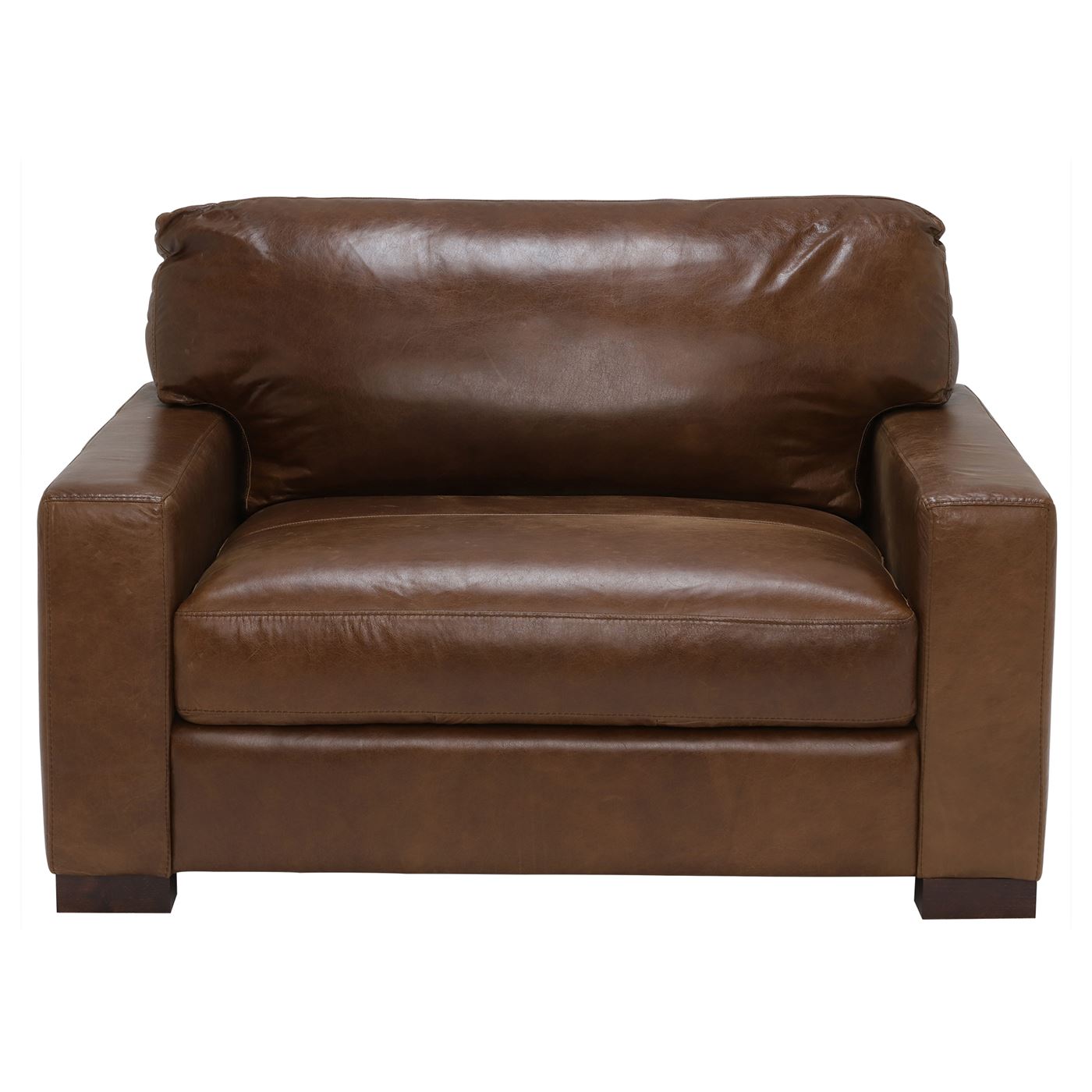 Lorenza Leather Maxi Chair, Fibre Seats