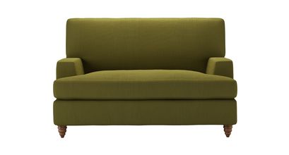 Isla Loveseat Sofabed in Royal Fern Brushed Linen Cotton - sofa.com