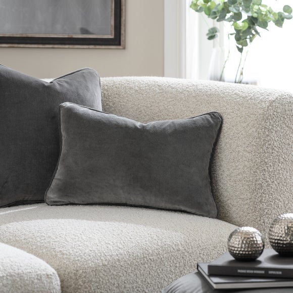 Clara Cotton Velvet Rectangle Cushion