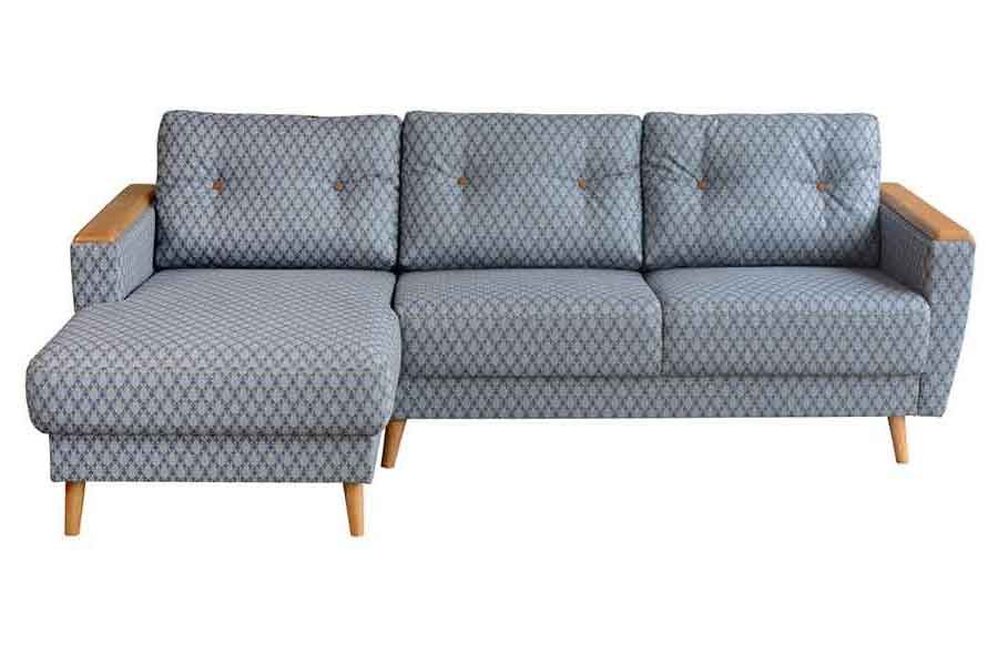 Expo Left  hand Corner Sofa  Retro Leaf