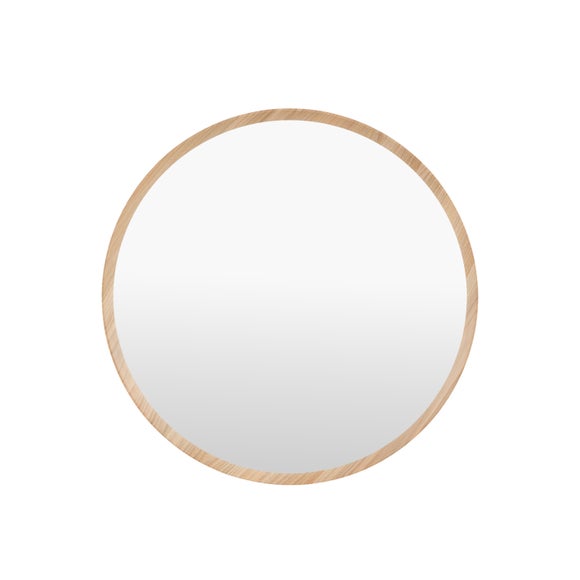Cedar and Sage Skandia Round Wall Mirror
