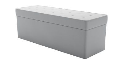 Buttons Storage Bench in Graphite Smart Cotton - sofa.com