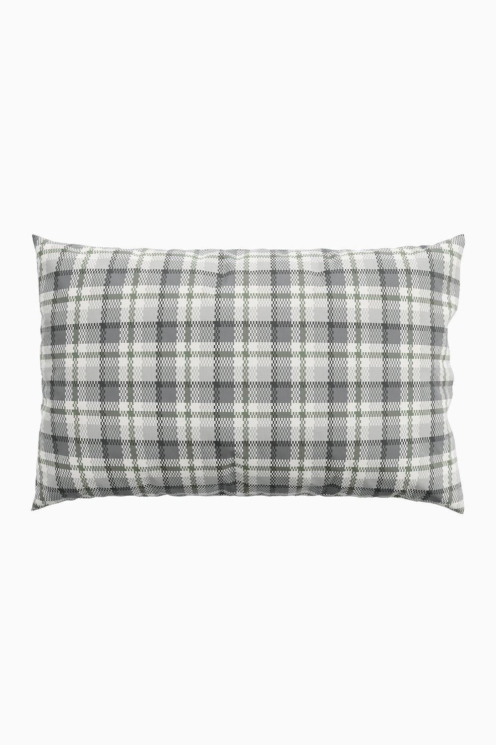 Helena Springfield 'Cosy Check' Brushed Cotton Duvet Cover Set in Grey 3