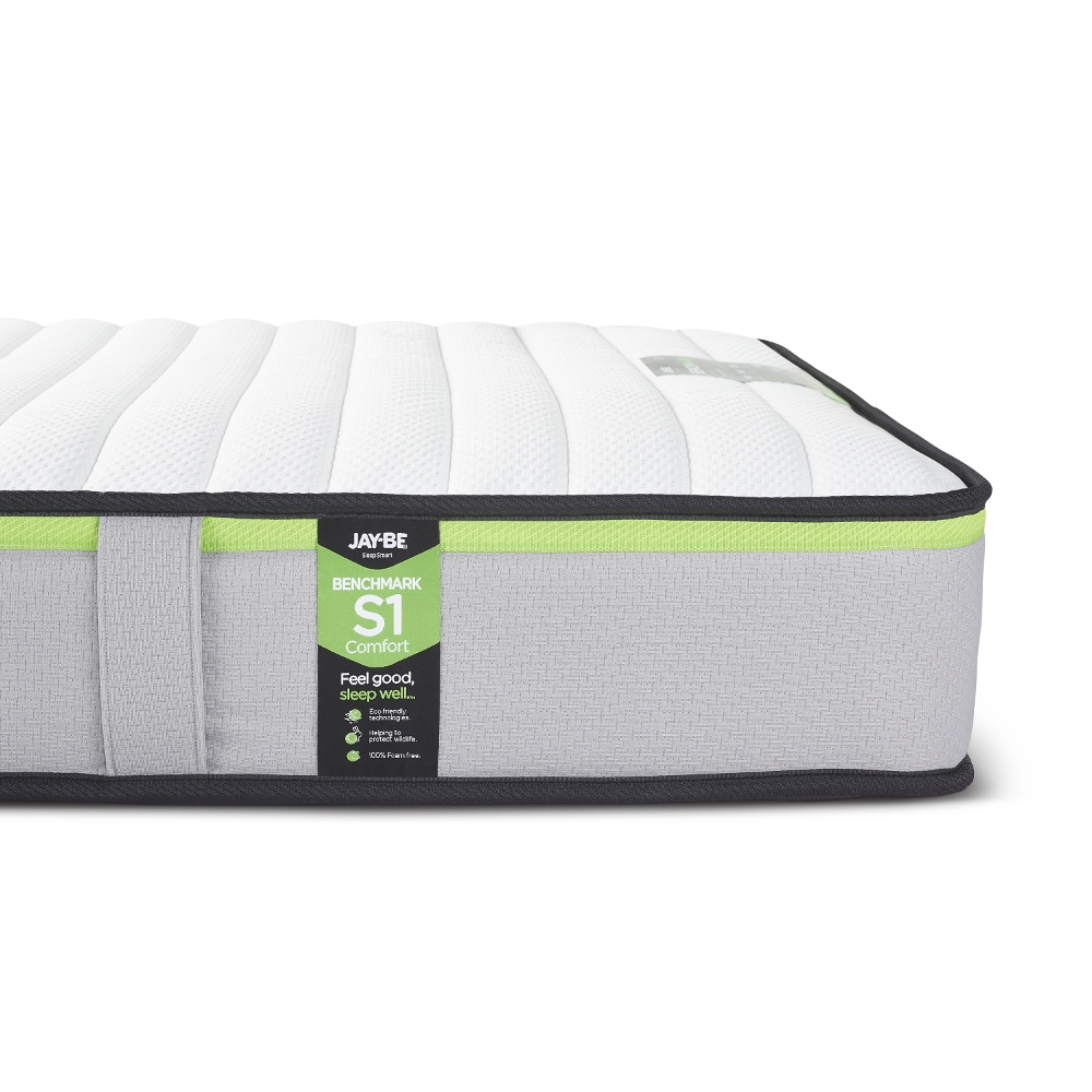 Jay-Be Benchmark S1 Comfort Foam Free Spring Mattress - 4ft6 Double (135 x 190 cm)