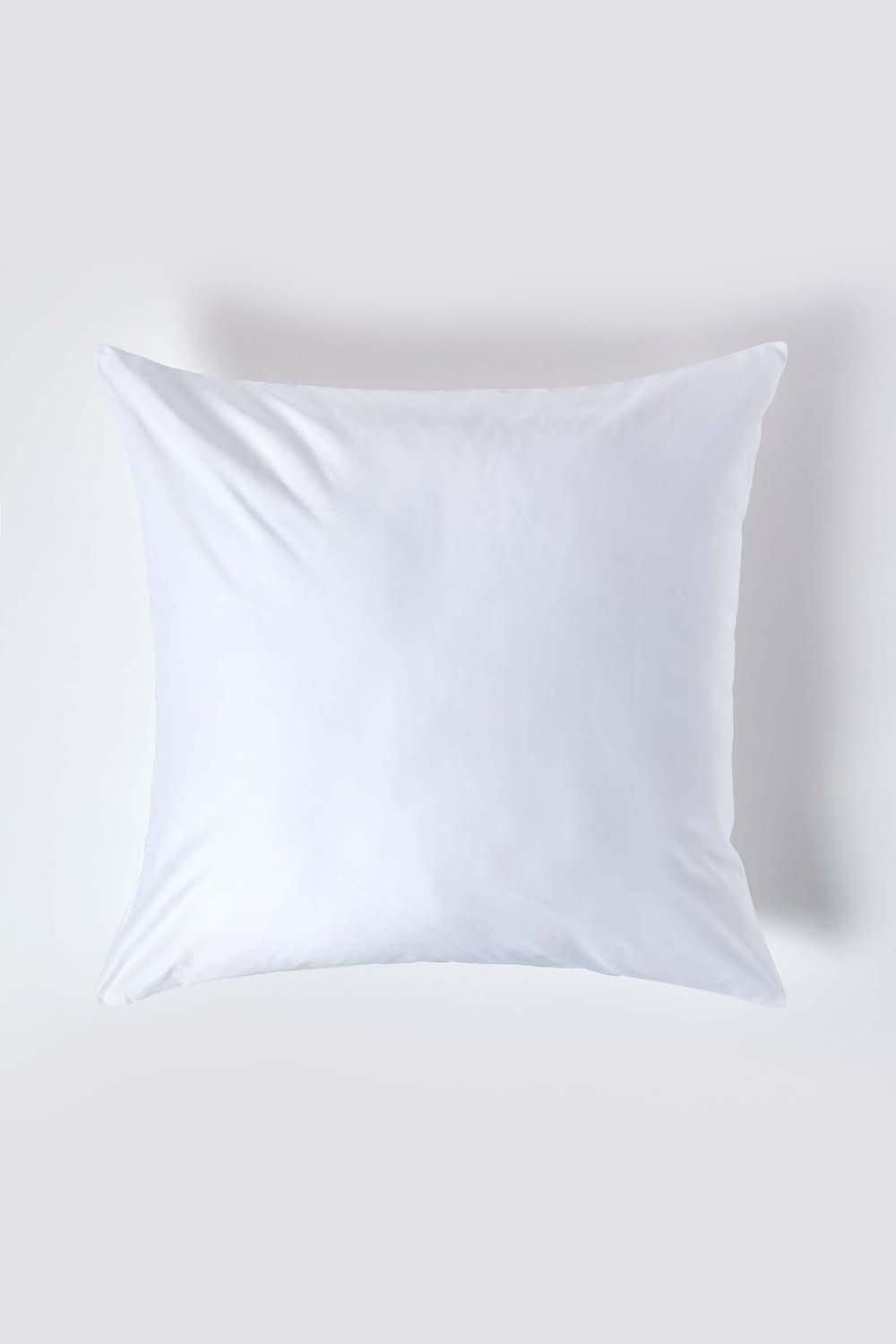 Homescapes Continental Egyptian Cotton Pillowcase 1000 TC, 80 x 80 cm in White