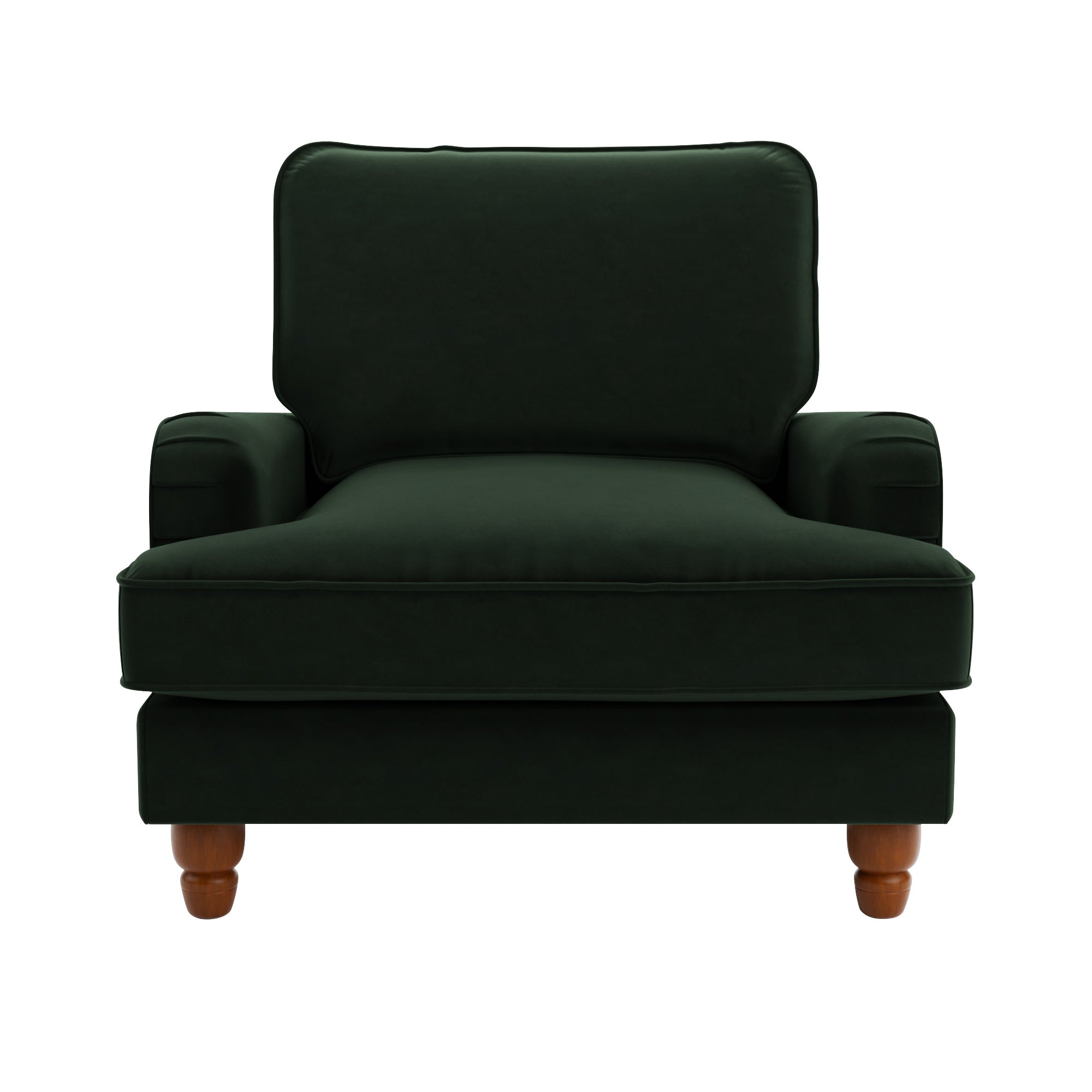 Beatrice Velvet Armchair Green