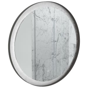 Sensio Hebe Silver Backed Colour Changing LED Bathroom Mirror - ø800mm