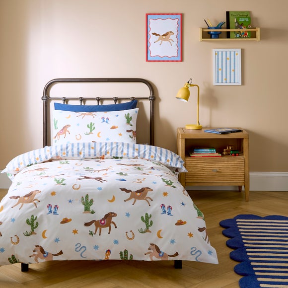 Cowboy Carnival Quilt Cover and Pillowcase Set