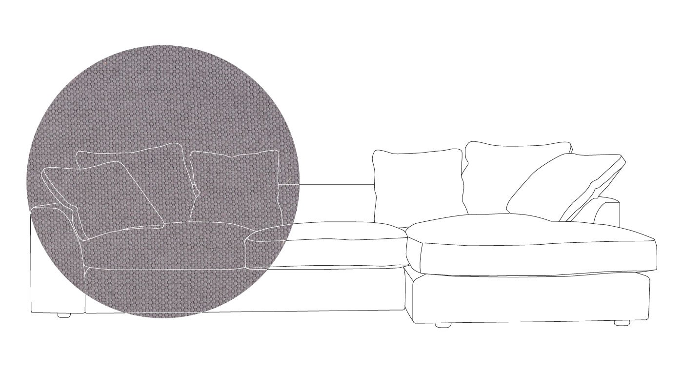 Heal's Cumulus Right Hand Facing Corner Sofa In Linen