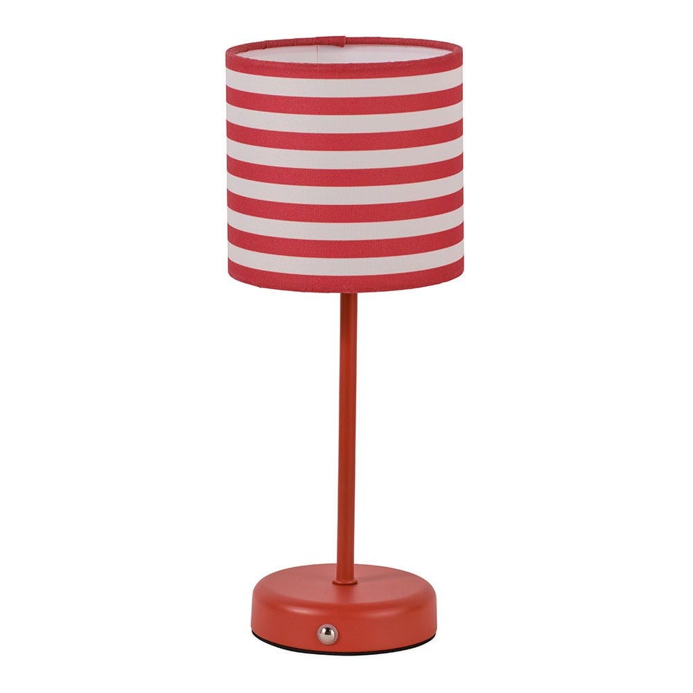 Heal's Raie LED Portable Table Lamp Red 3