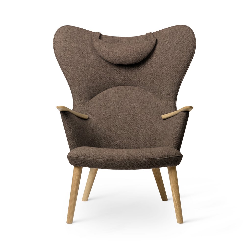 Carl Hansen & Søn CH78 Lounge Chair with head rest, Oak/Fiord 0271