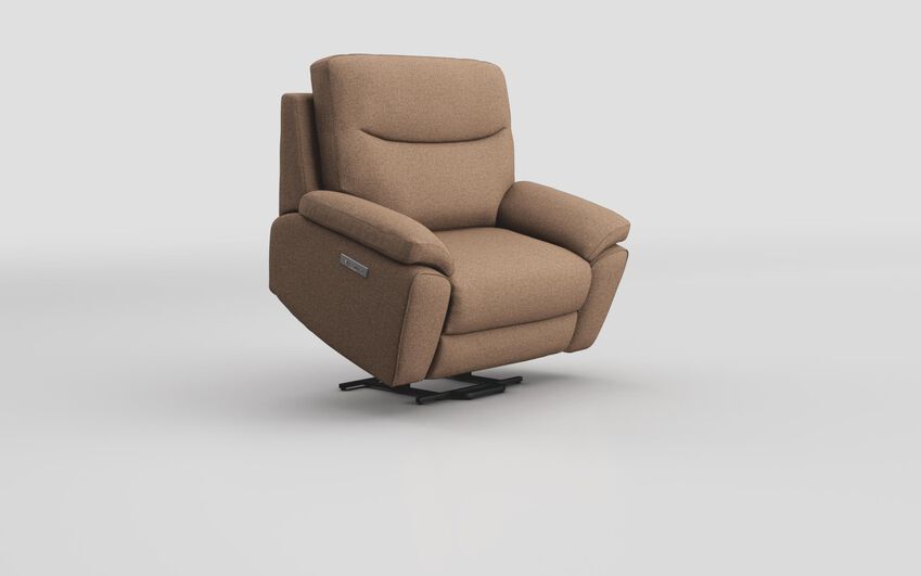 Brown Fabric Argenta Lift & Rise Chair VAT Exempt