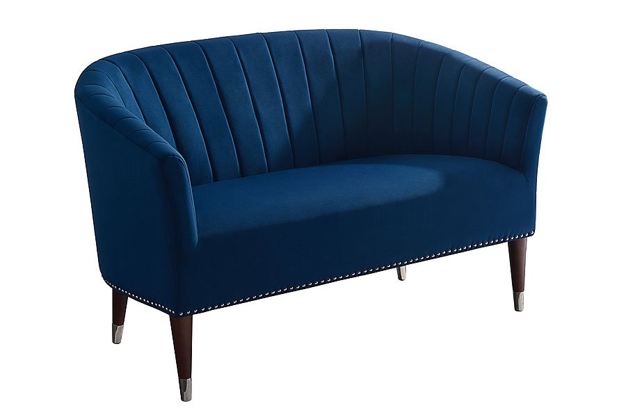 Bellini 2 Seater Sofa Ink Blue Velvet