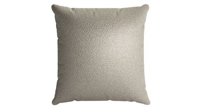 55x55cm Scatter Cushion in Salted Caramel Plush Tweed Boucle - sofa.com