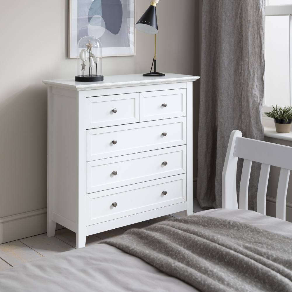 Nöa and Nani Karlstad Chest of Drawers 2+3 Drawer in White