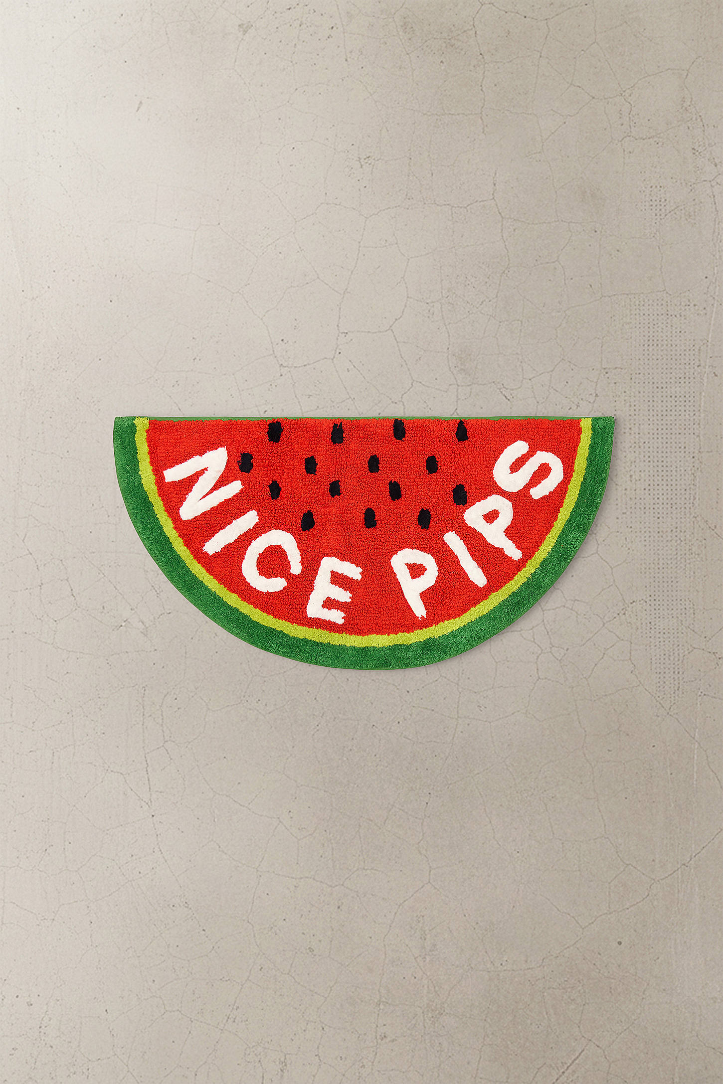 Nice Pips Watermelon Bath Mat - Red