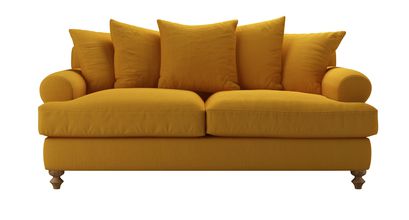 Teddy 2.5 Seat Sofabed in Mango Brushed Linen Cotton - sofa.com
