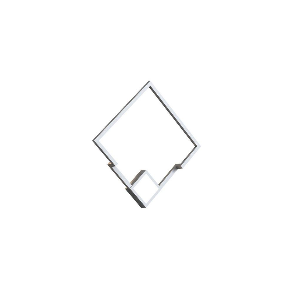 Netlighting Boutique Square Wall Lamp 25W LED 3000K 1370lm White 3yrs Warranty