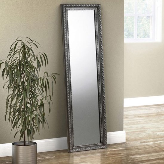 Allegro Dressing Mirror In Pewter