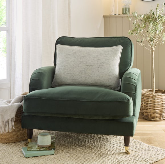 Churchgate Swithland Herringbone Rectangle Cushion Cover