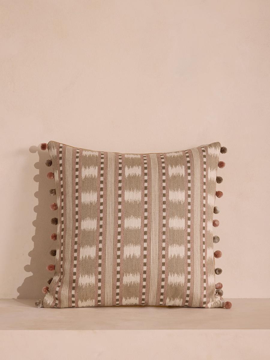 Lando Square Cushion, Blush